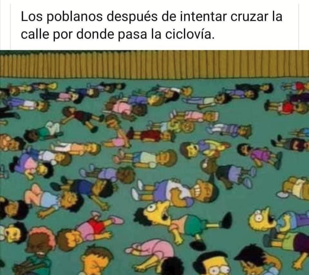Los poblanos después:de intentaricruzar la: